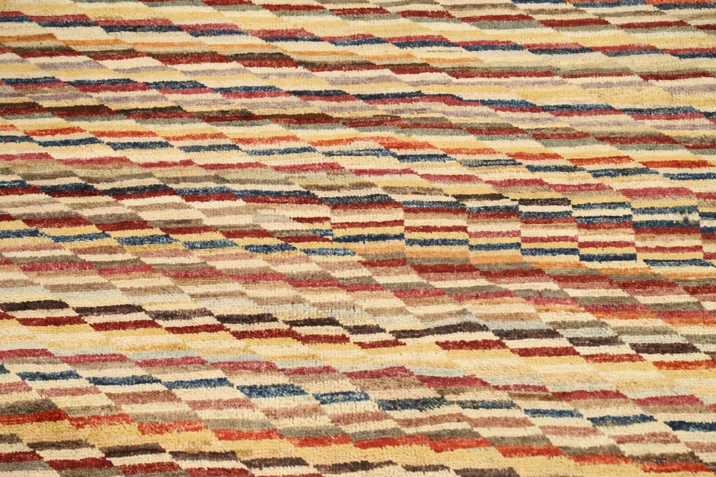 Contemporary Gabbeh Kashkoli Oriental Area Rug 3x5