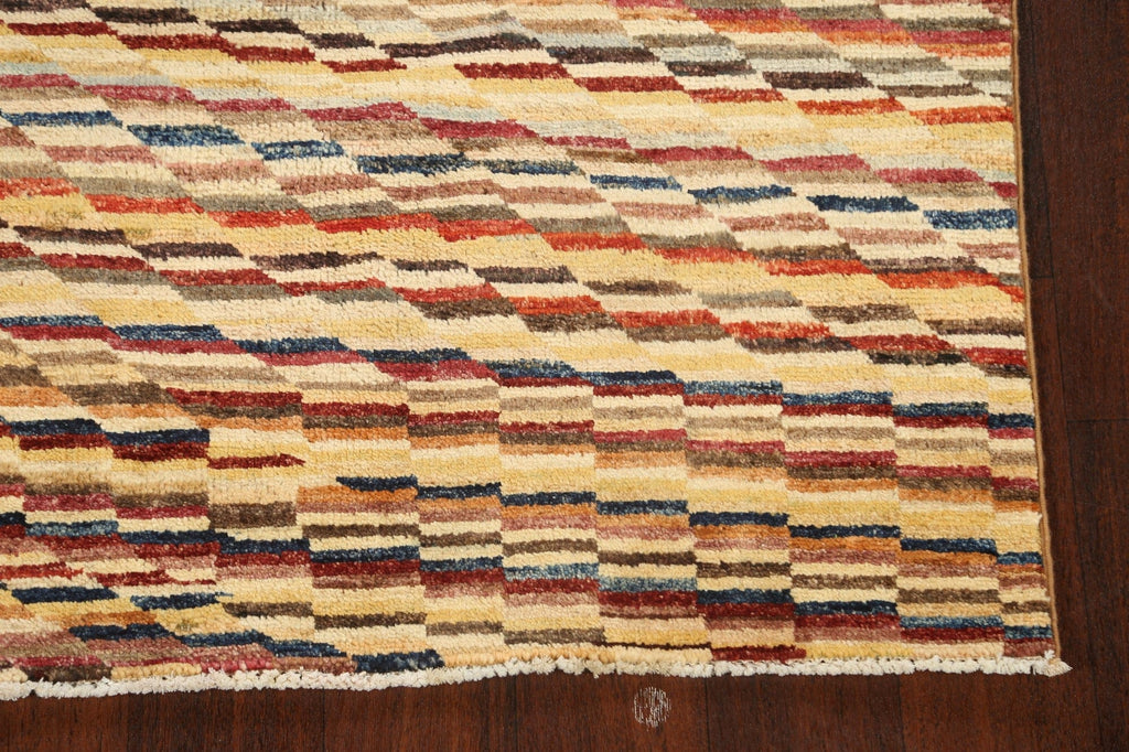 Contemporary Gabbeh Kashkoli Oriental Area Rug 3x5