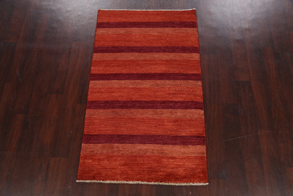 Contemporary Gabbeh Kashkoli Oriental Area Rug 3x5