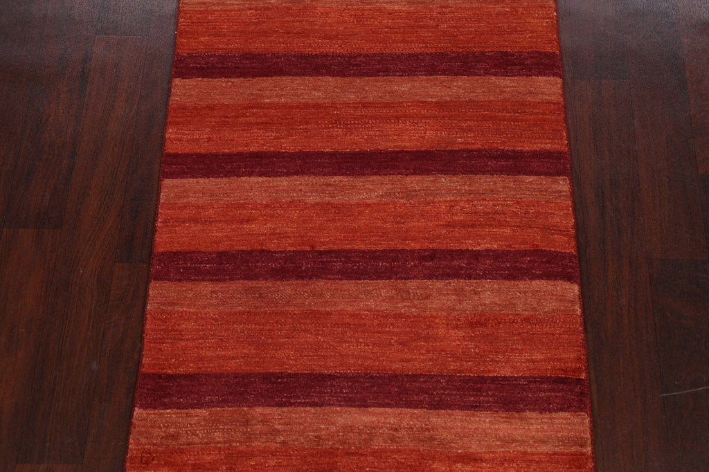 Contemporary Gabbeh Kashkoli Oriental Area Rug 3x5