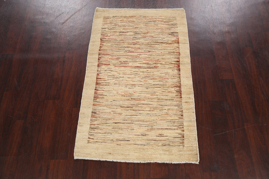 Abstract Modern Gabbeh Kashkoli Oriental Area Rug 3x5