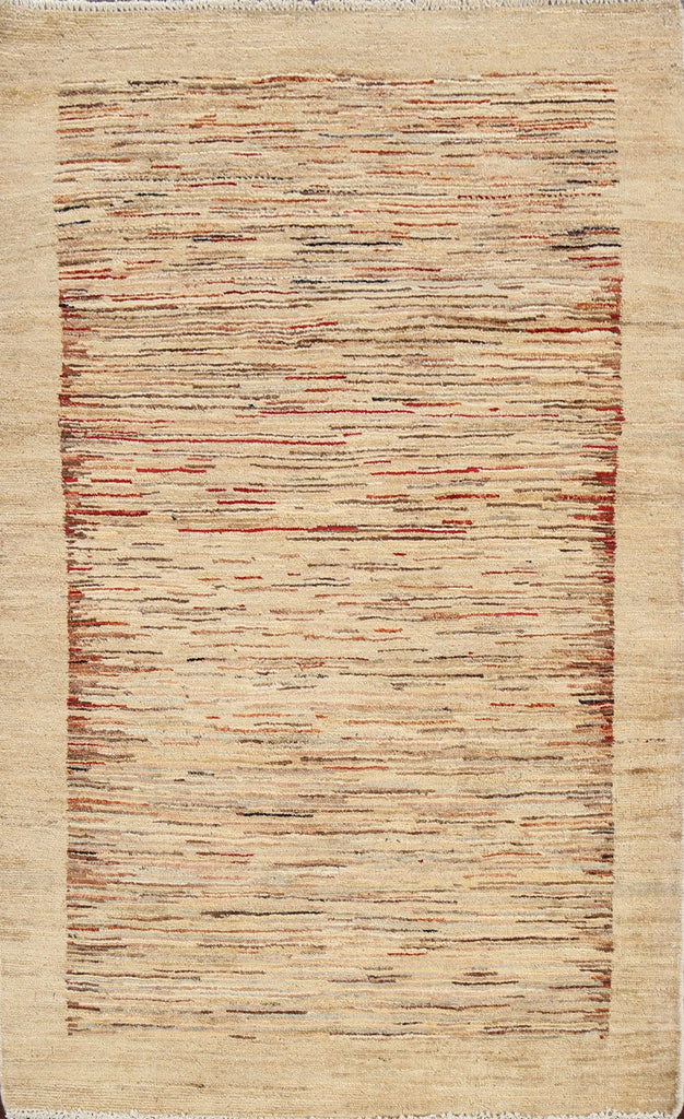 Abstract Modern Gabbeh Kashkoli Oriental Area Rug 3x5