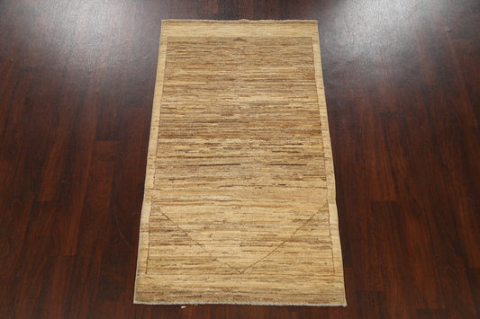 Modern Abstract Gabbeh Kashkoli Oriental Area Rug 3x5