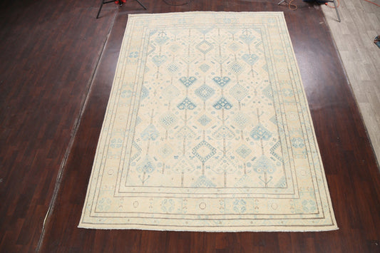 100% Vegetable Dye Super Kazak Oriental Area Rug 9x12