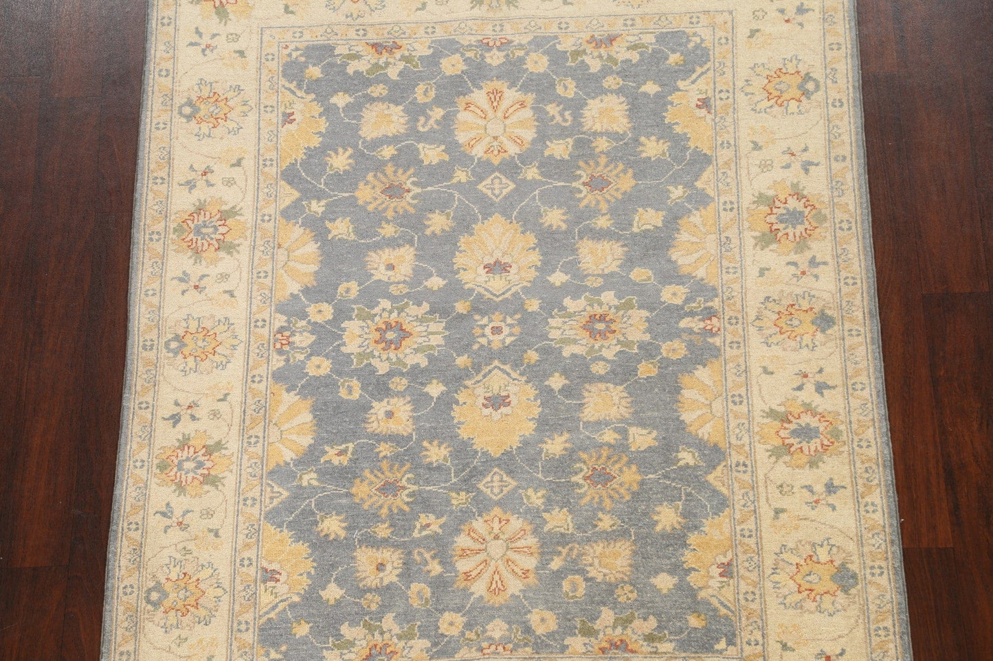 Floral Oushak Chobi Oriental Area Rug 5x6