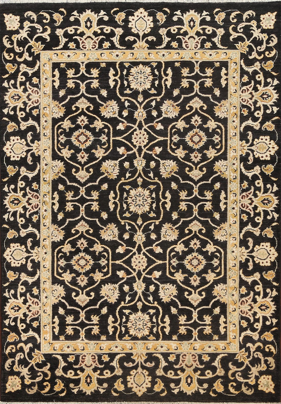 Floral Peshawar Chobi Oriental Area Rug 6x8