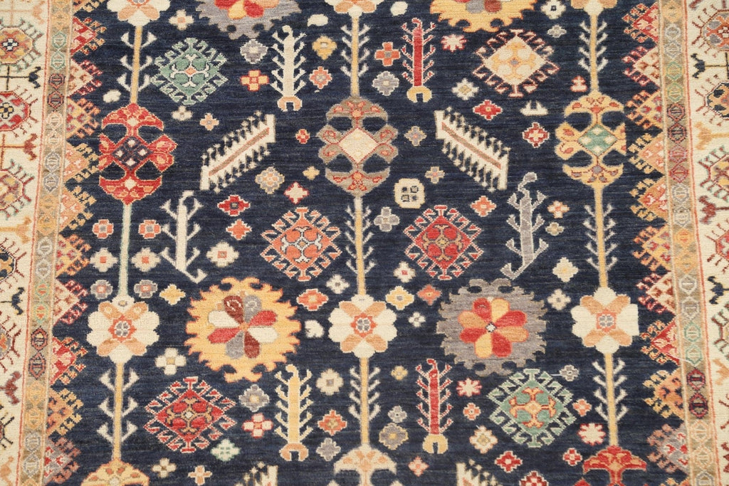 Geometric Peshawar Chobi Oriental Area Rug 6x8