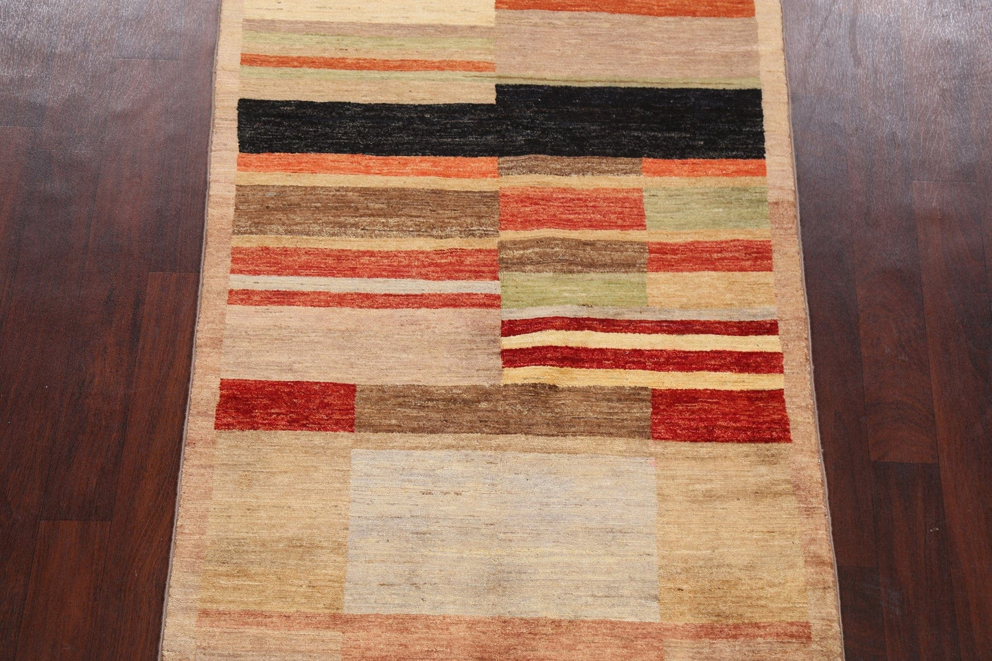 Contemporary Gabbeh Kashkoli Oriental Area Rug 4x7