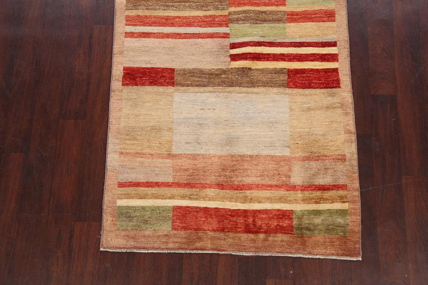 Contemporary Gabbeh Kashkoli Oriental Area Rug 4x7