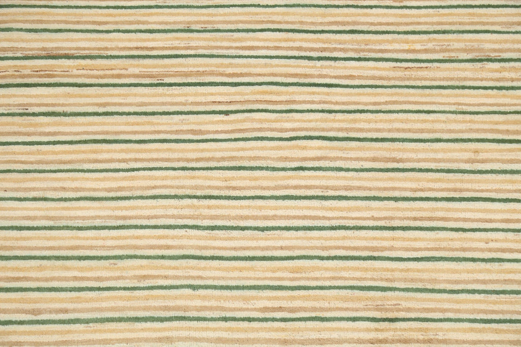 Contemporary Stripe Gabbeh Kashkoli Oriental Area Rug 4x6