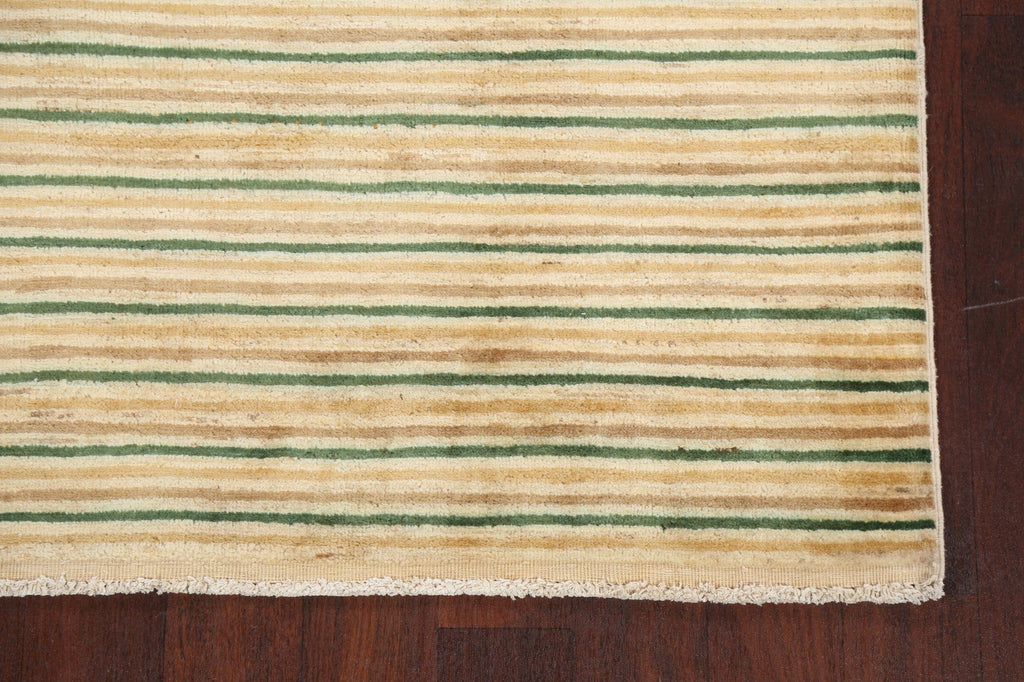 Contemporary Stripe Gabbeh Kashkoli Oriental Area Rug 4x6