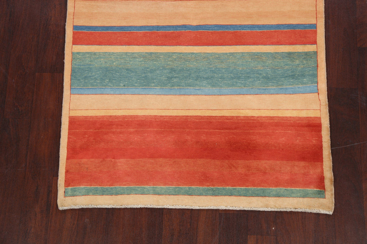 Contemporary Gabbeh Kashkoli Oriental Area Rug 4x6