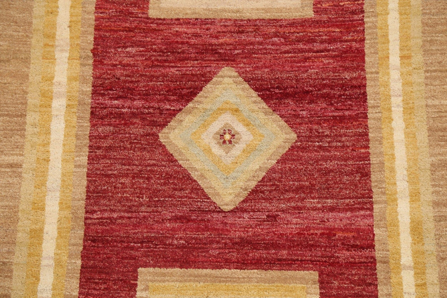 Geometric Gabbeh Kashkoli Oriental Area Rug 4x6