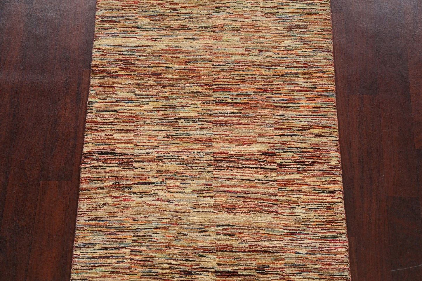 Contemporary Abstract Gabbeh Kashkoli Oriental Area Rug 4x5