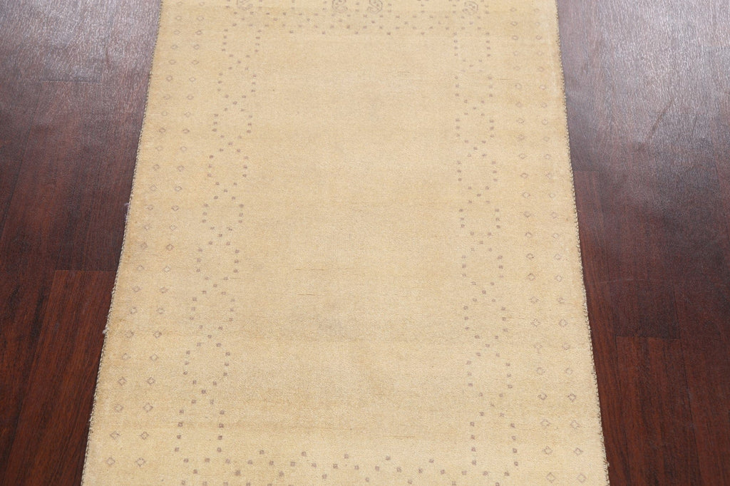 Contemporary Gabbeh Kashkoli Oriental Area Rug 3x5