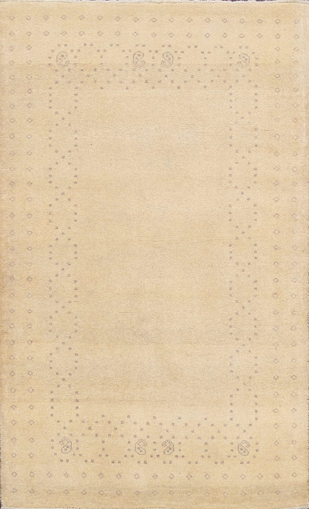 Contemporary Gabbeh Kashkoli Oriental Area Rug 3x5