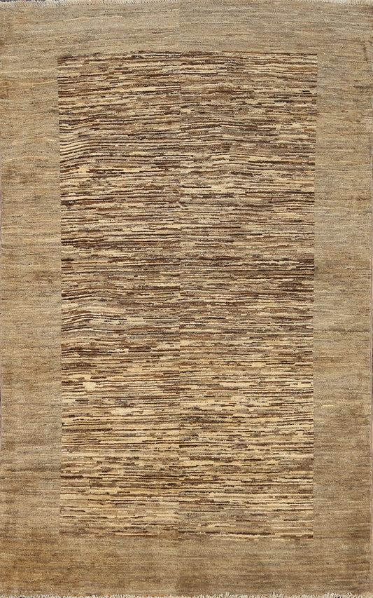 Abstract Modern Gabbeh Kashkoli Oriental Area Rug 3x5