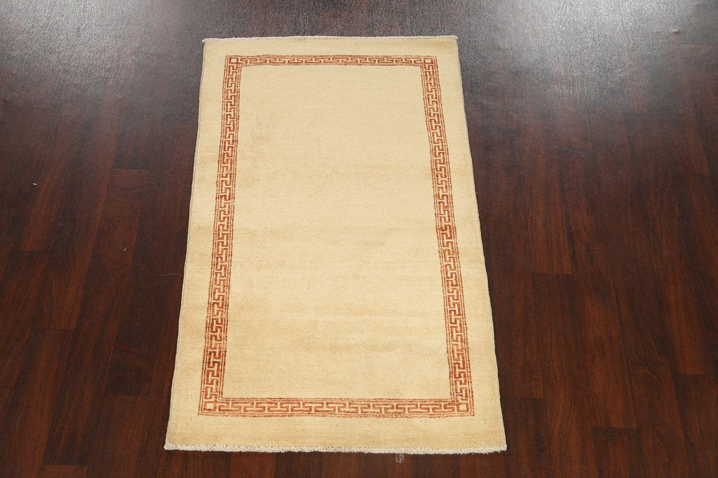 Contemporary Gabbeh Kashkoli Oriental Area Rug 3x5