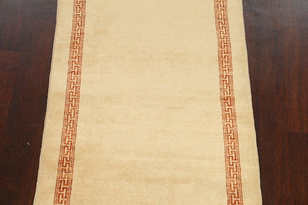 Contemporary Gabbeh Kashkoli Oriental Area Rug 3x5