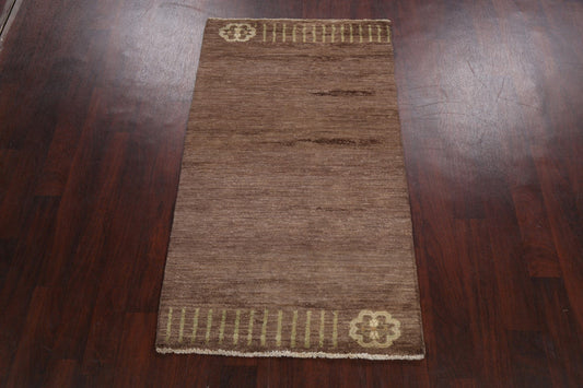 Contemporary Gabbeh Kashkoli Oriental Area Rug 3x6