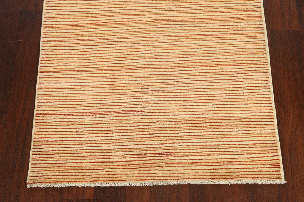 Stripe Modern Gabbeh Kashkoli Oriental Area Rug 3x5