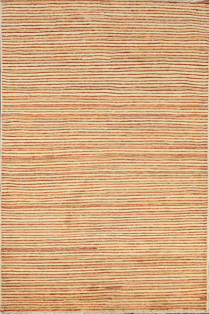 Stripe Modern Gabbeh Kashkoli Oriental Area Rug 3x5