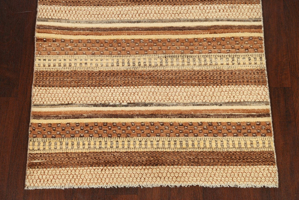 Contemporary Gabbeh Kashkoli Oriental Area Rug 3x5