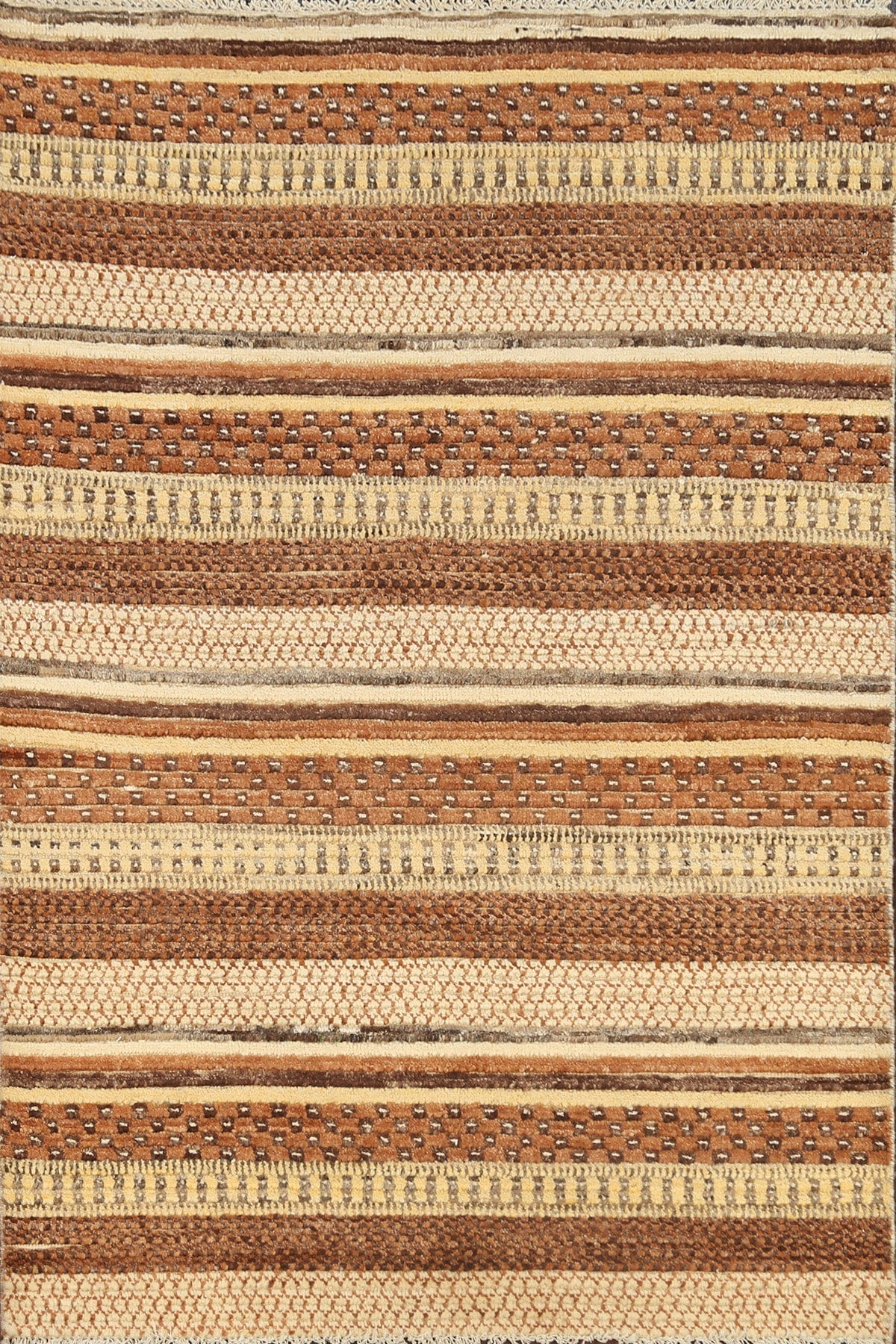 Contemporary Gabbeh Kashkoli Oriental Area Rug 3x5