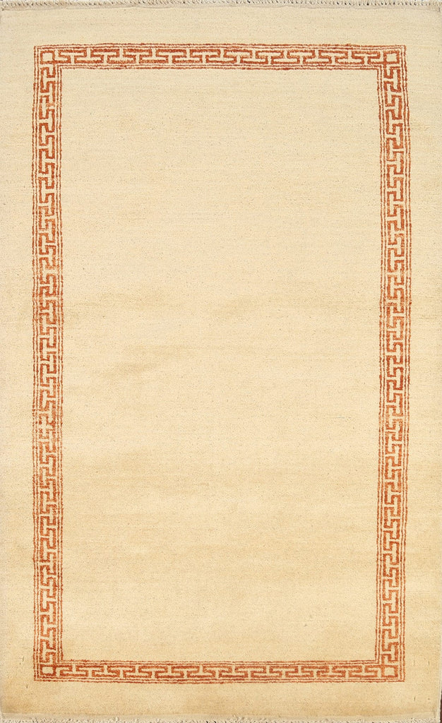 Contemporary Gabbeh Kashkoli Oriental Area Rug 3x5