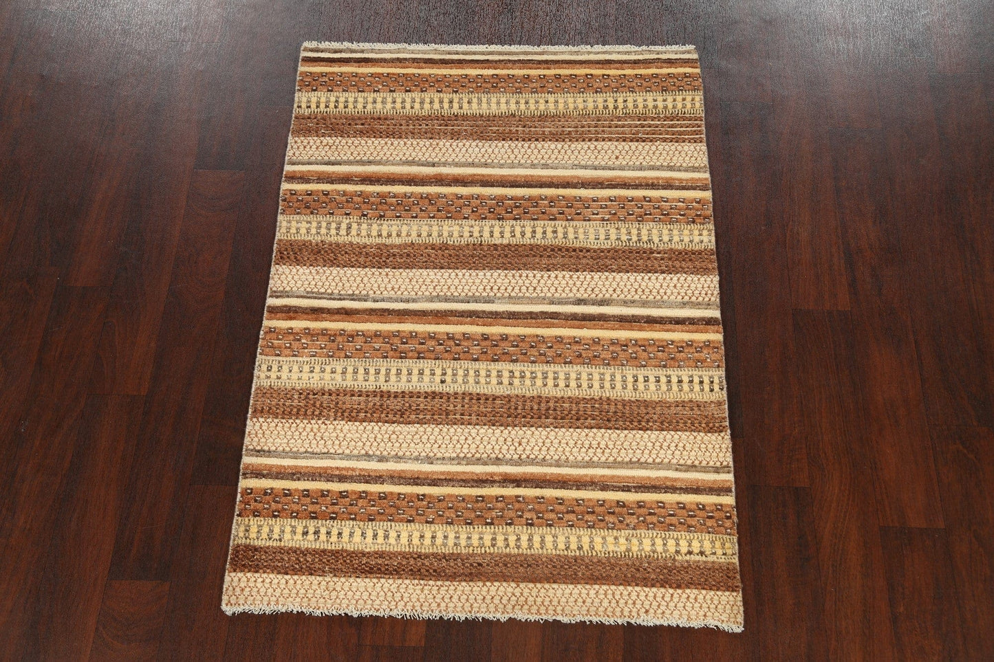 Contemporary Gabbeh Kashkoli Oriental Area Rug 3x5