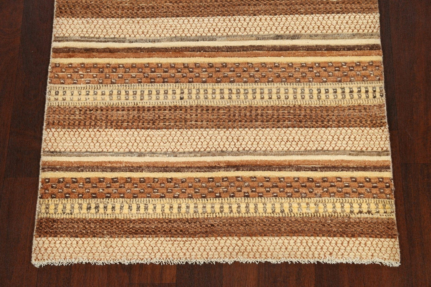 Contemporary Gabbeh Kashkoli Oriental Area Rug 3x5