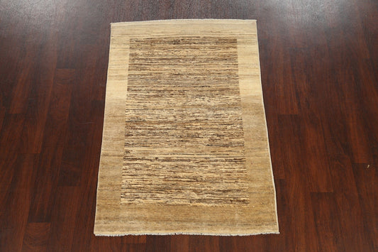 Contemporary Gabbeh Kashkoli Oriental Area Rug 3x5