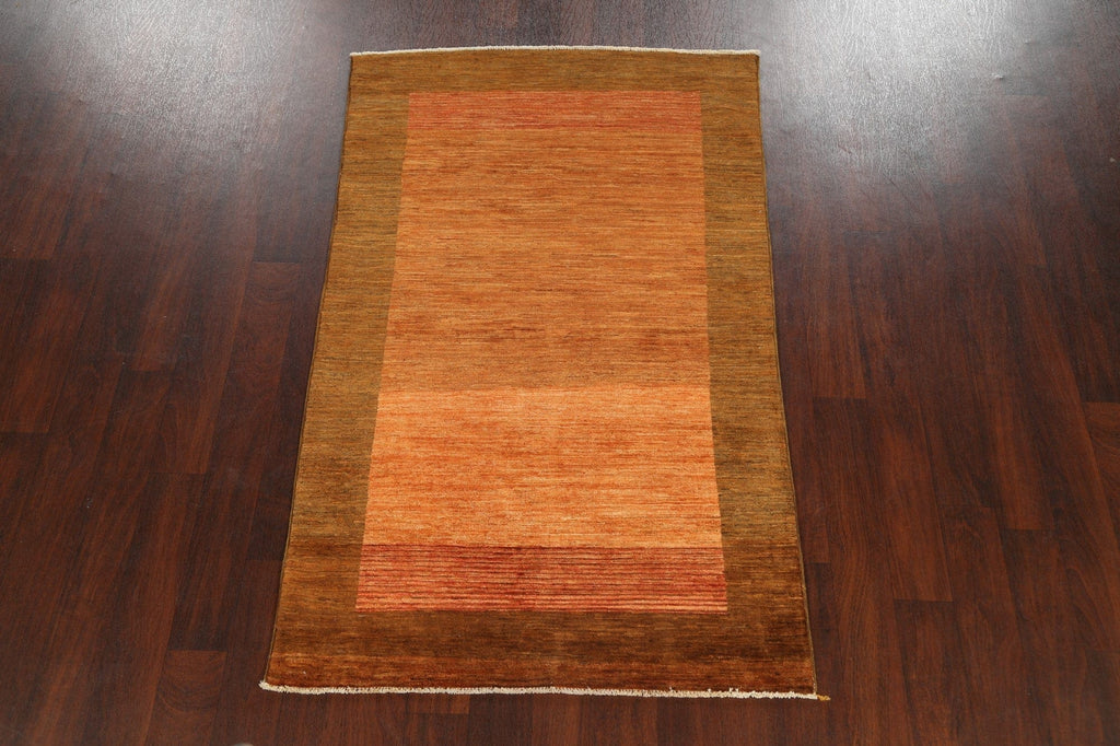 Abstract Contemporary Gabbeh Kashkoli Oriental Area Rug 4x6