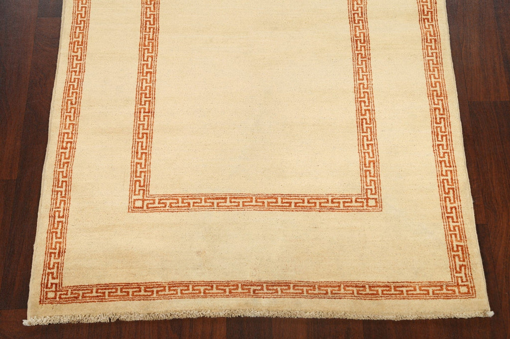 Contemporary Gabbeh Kashkoli Oriental Area Rug 4x6