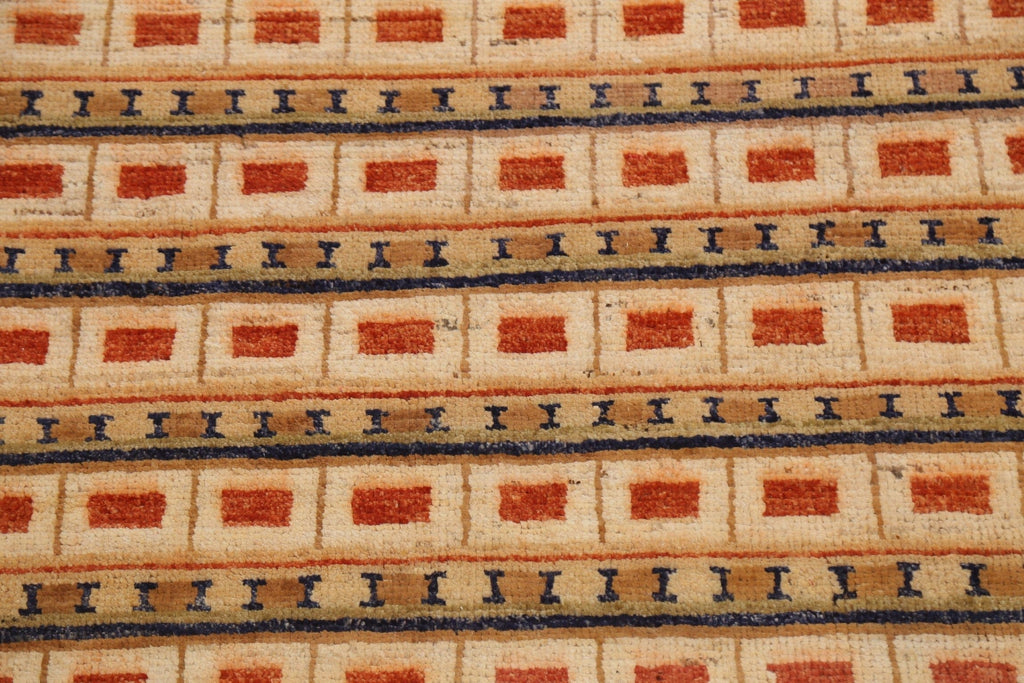 Contemporary Gabbeh Kashkoli Oriental Area Rug 4x6