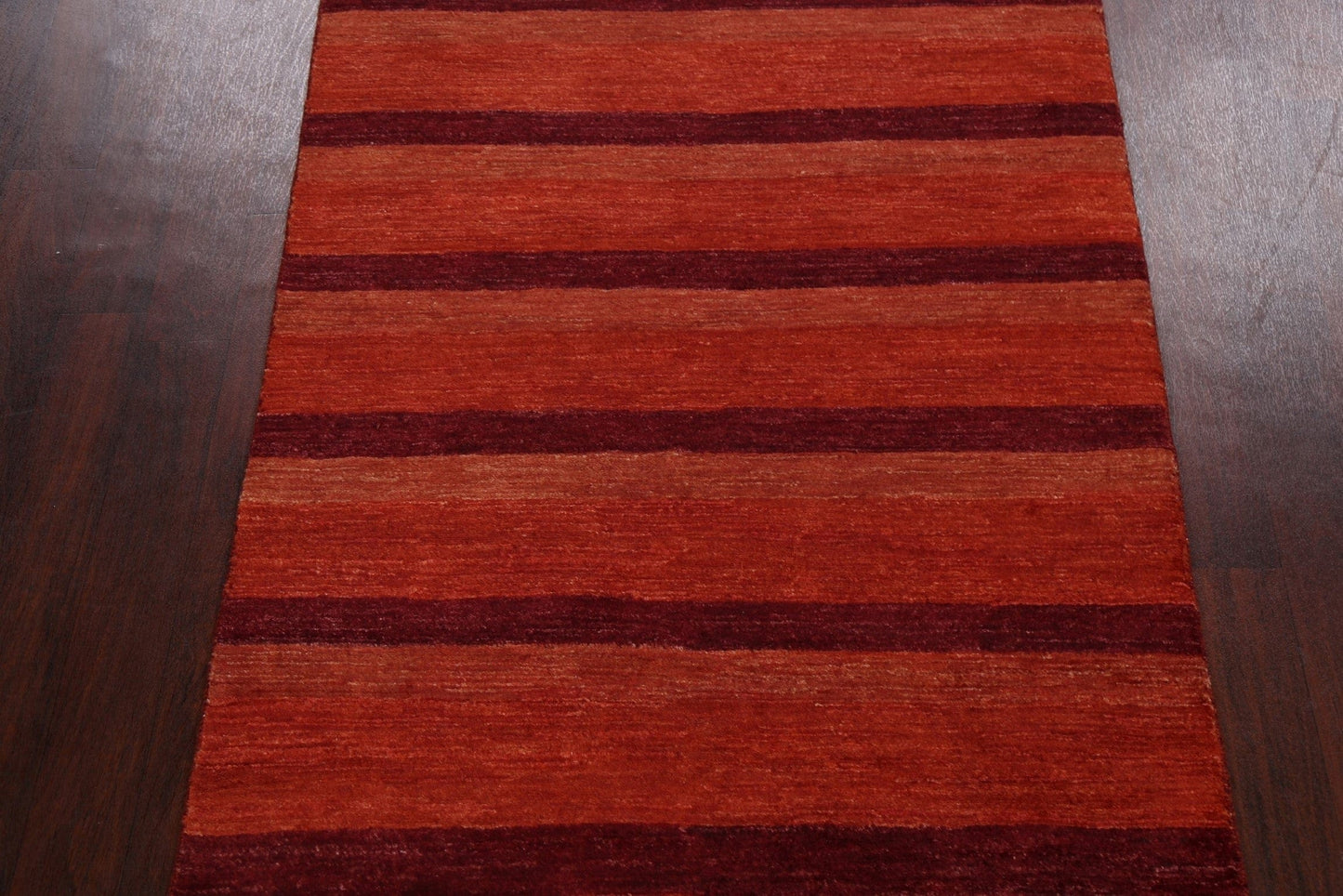 Stripe Modern Gabbeh Kashkoli Oriental Area Rug 4x6