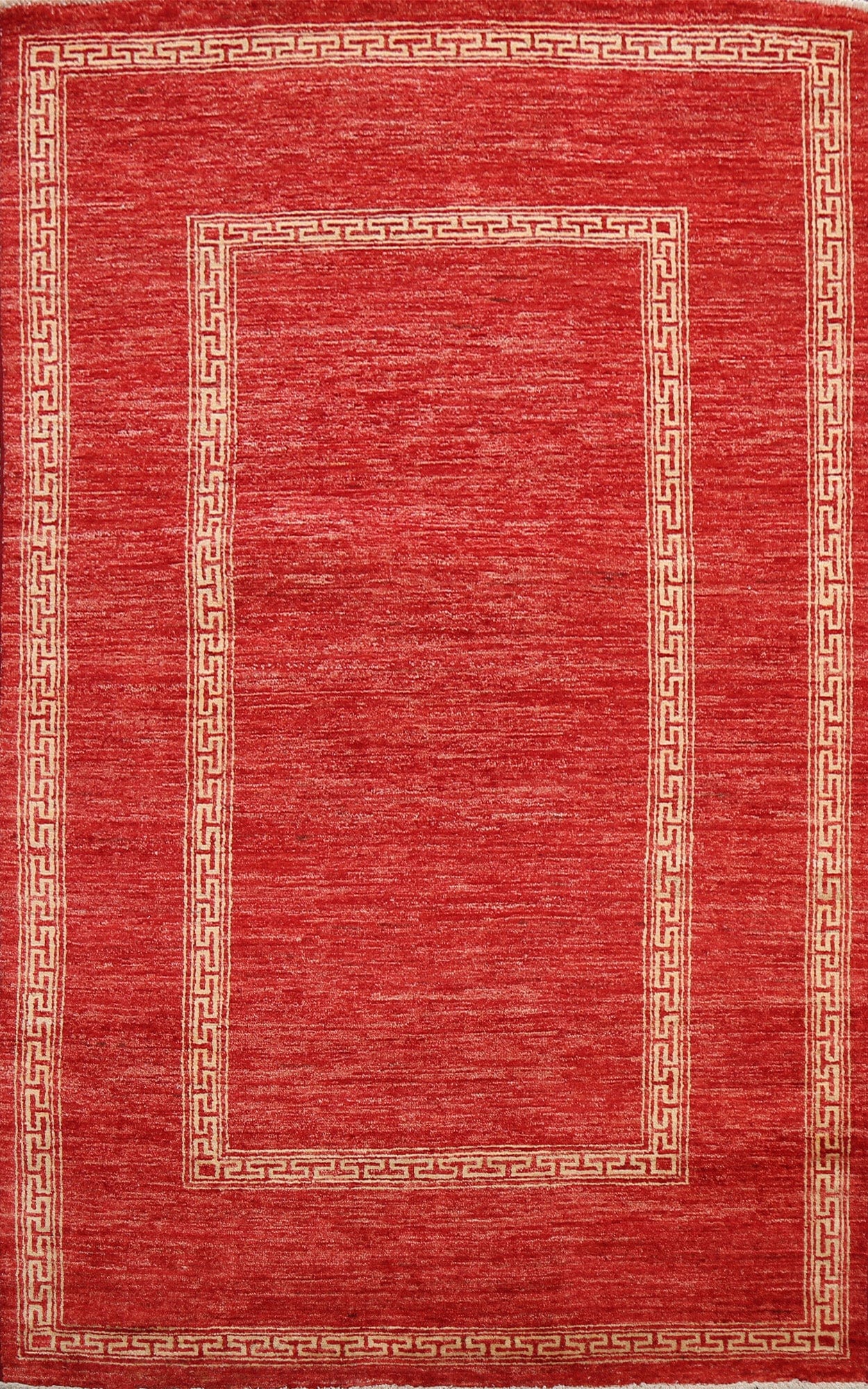 Contemporary Gabbeh Kashkoli Oriental Area Rug 4x6