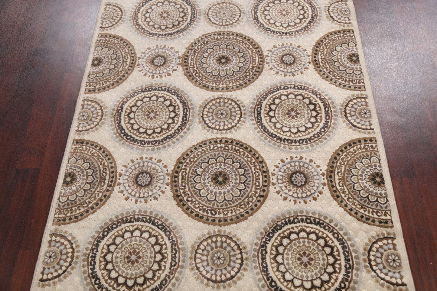 All-Over Modern Oriental Area Rug 5x7