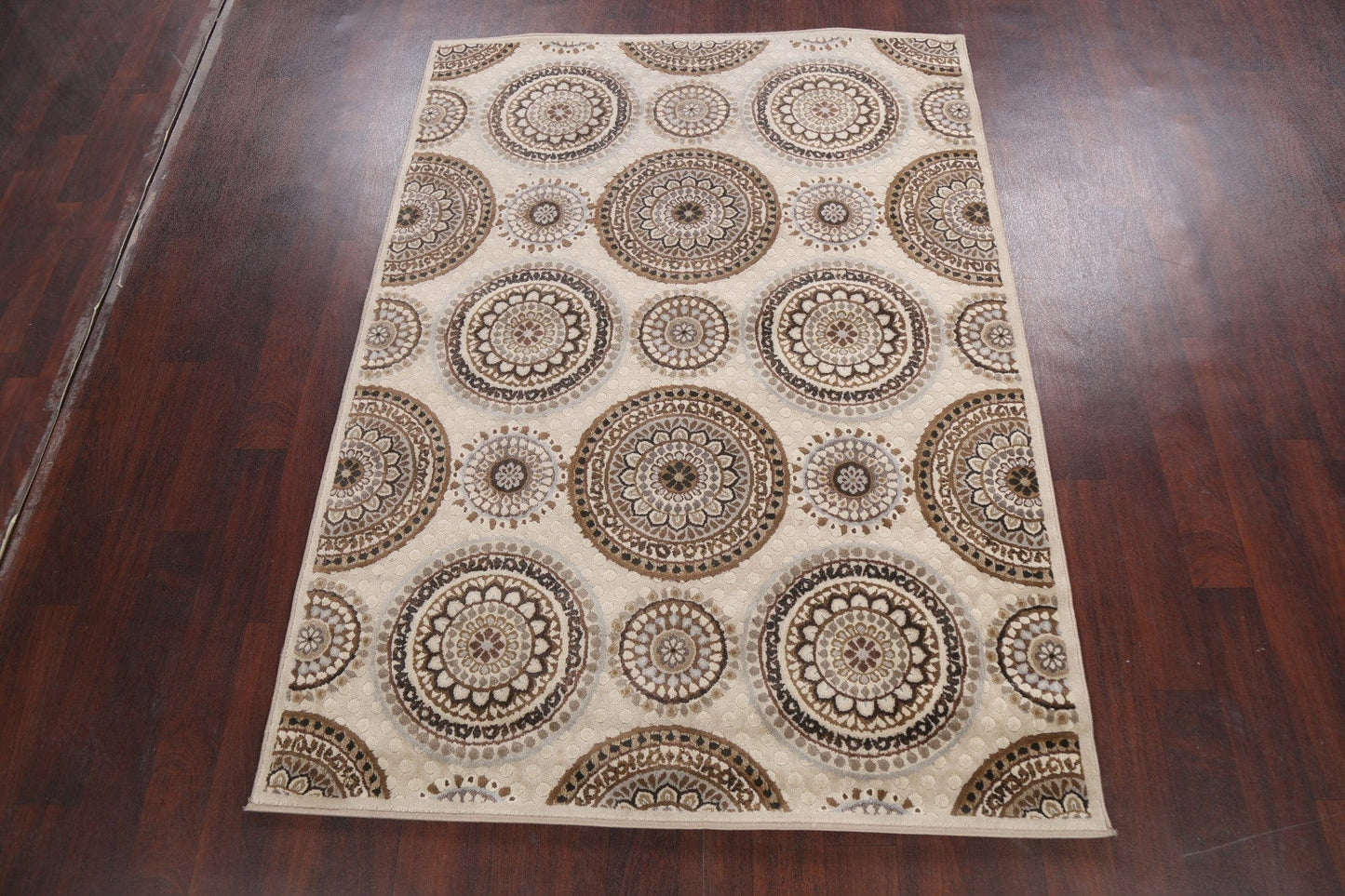 All-Over Modern Oriental Area Rug 5x7