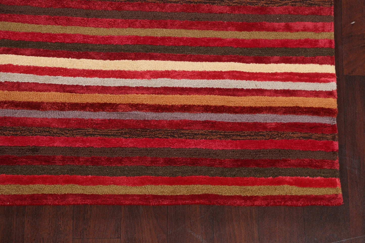 All-Over Stripe Modern Oriental Area Rug 5x7