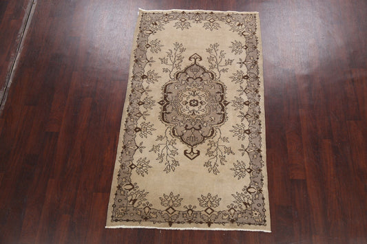 Floral Anatolian Oriental Area Rug 4x7