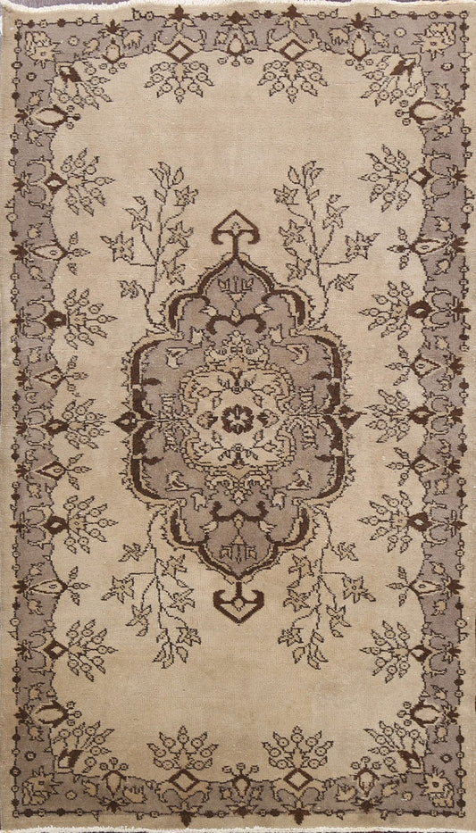 Floral Anatolian Oriental Area Rug 4x7