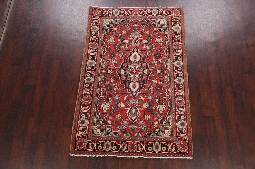 Floral Hamedan Persian Area Rug 4x6