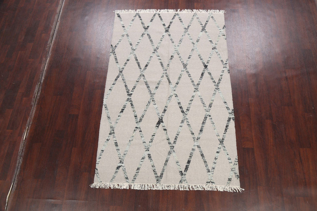 Trellis Kilim Oriental Area Rug 5x8