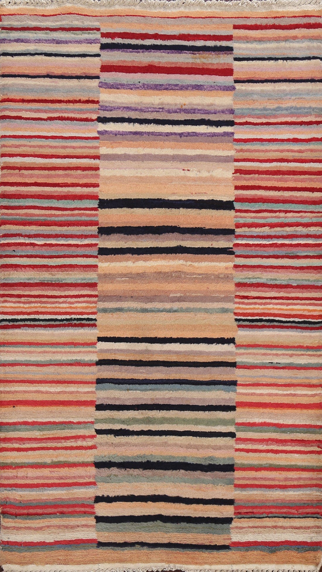 Contemporary Gabbeh Kashkoli Oriental Area Rug 2x4