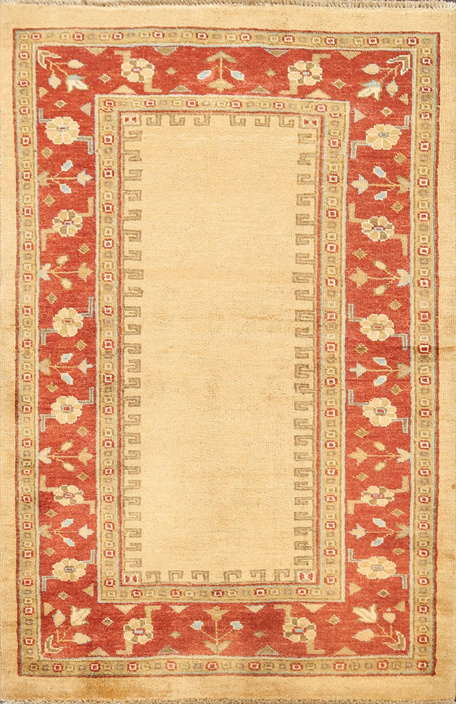 Contemporary Gabbeh Kashkoli Oriental Area Rug 3x4