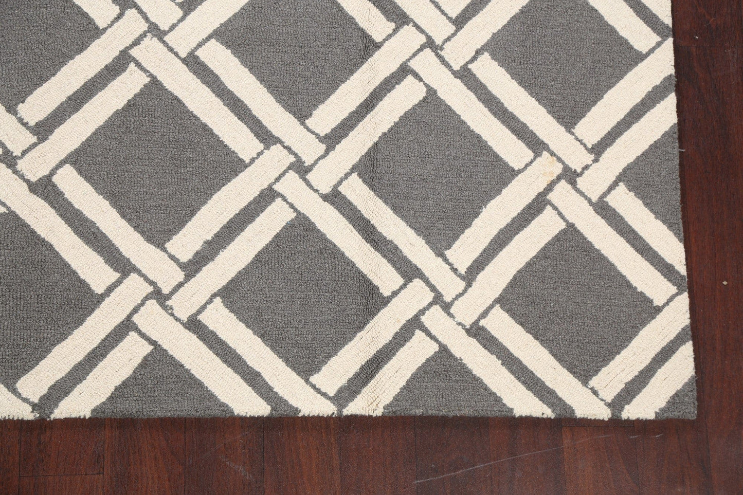 All-Over Trellis Modern Oriental Area Rug 8x10