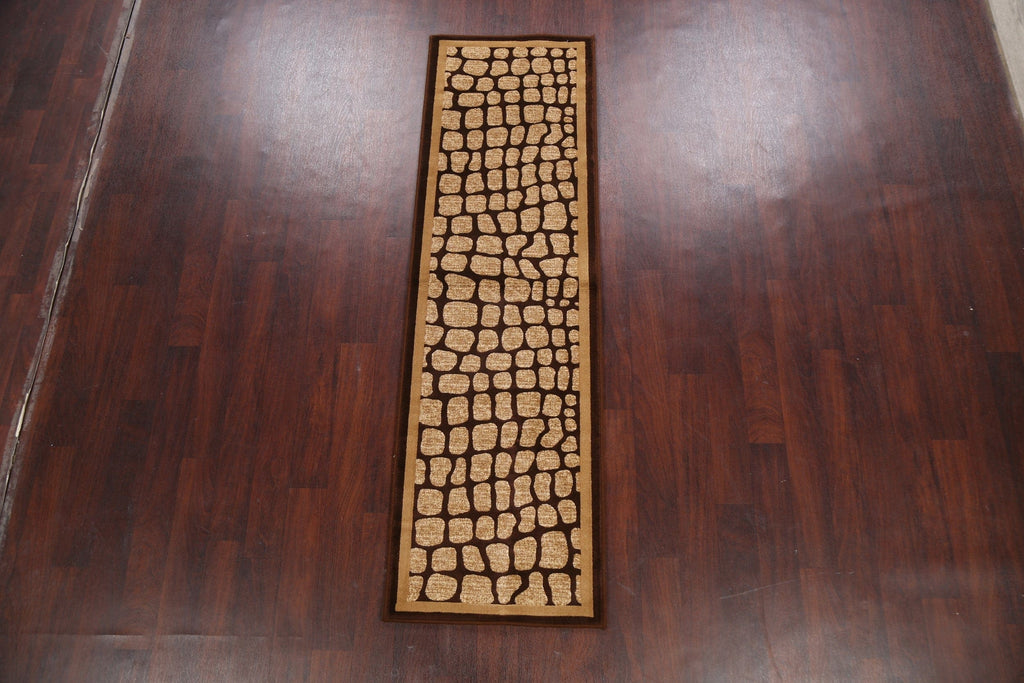 All-Over Modern Oriental Runner Rug 2x8