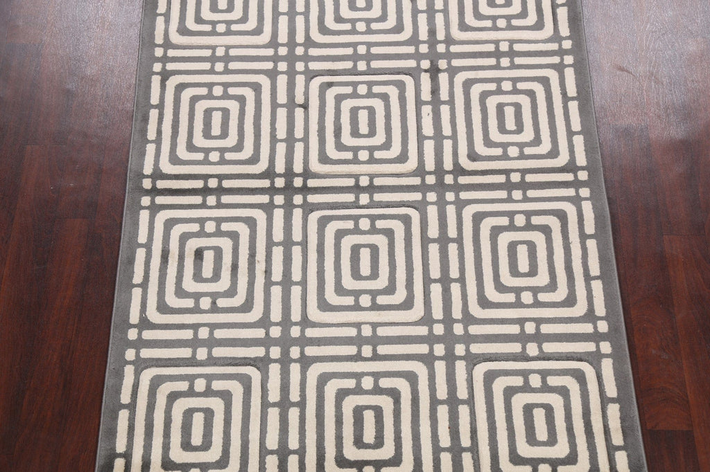 Geometric Modern Oriental Area Rug 5x7