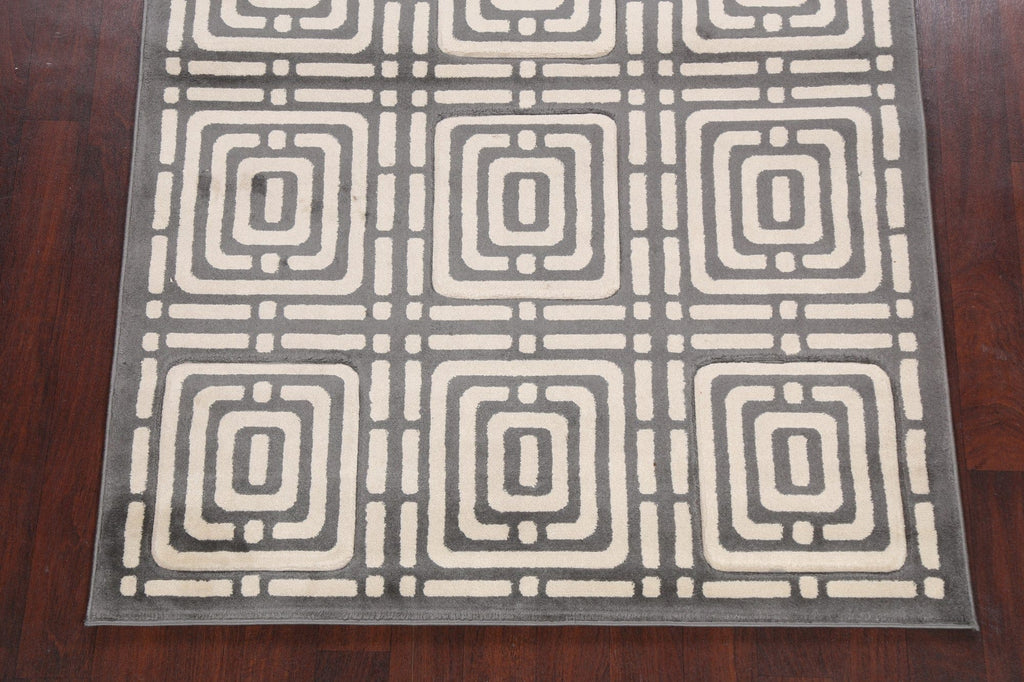 Geometric Modern Oriental Area Rug 5x7